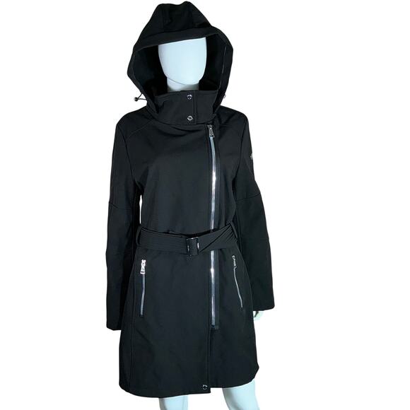 Calvin Klein Asymmetrical Hooded Raincoat 2XL NWT - Picture 1 of 5